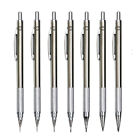 7pcs Mechanical Pencil Black Pencil Writing And Drawing Professional Pen Metal