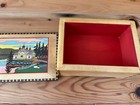 Russian Hand Made Painted   Carved Wooden Box Vintage