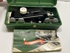Vintage Singer Button Holder In Original Hard Green Case W654321n Pre-owned