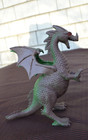 Vtg Chitech Industries Standing Winged 8  Dragon Fantasy Monster 1984