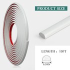 0 39in 10ft Semi-circular Flexible Peel And Stick Trim Molding Trim For Backs