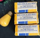 Vintage Ge Thomas Edison 10w Light Bulbs