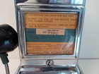 Vintage Automatic Electric Company Black  Chrome Rotary Antique Pay Phone No Key