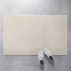 2 6 x3 10  Washable Solid Machine Tufted Accent Rug Tan - Threshold