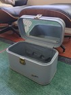 Vintage 1950s Lady Baltimore Starline Powder Blue Train Case With Mirror