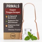 Natural Copper Tongue Scraper For Fresh Breath   Oral Health - Eco-friendly Deto
