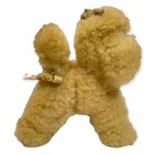 Vintage Made In England Plush Poodle Dog 6   x5     Fluffy Soft Antique Puppy