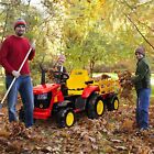 Kids Ride On Tractor With Trailer Battery Powered Electric Car Vehicle Toys Gift
