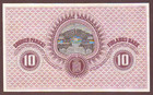 Finland  10 Markkaa  1918