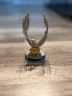 2000 Harley-davidson Franklin Mint Collector Pocket Watch With Eagle Stand
