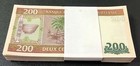 Mauritania 200 Ouguiya 2013 P 17 Unc Lot 100 Pcs 1 Bundle