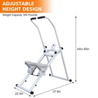 Stair Stepper Folding Vertical Cardio Exercise Climber Machine For Full Body Gym