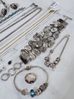 Beautiful Sterling Silver Jewelry Lot 286 Grams  Wearable Jewlery Lot  