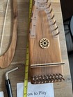2005 Joe Esch Walnut Handmade Bowed Psaltry W  Accessories   2 Bows Dulcimer