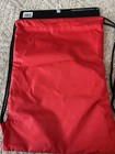 Nike Drawstring Gym Bag Backpack Red   Black  19 X 14    Nwt