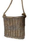 Vintage Woven Basket- Approximately 10  Tall X 4  Deep X 8 5  Wide - See Photos