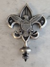 Bsa Boy Scout Fleur-de-lis Flag Pole Topper Finial Eagle Shield Never Used Nib