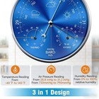 Wall Hanging 3 In 1 Barometer Weather Station thermometer  Barometer  Hygrometer