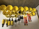 Big Starrett Deepcut Hole Saw Lot   1    Up To 4 1 2     W a1 Arbors And A10 Arbors 