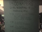 Girl Scout Troop Kaper Chart 1970s California Super 8mm Film Home Movie Reel