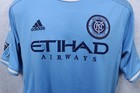 New York City Fc Jersey Men Large Blue Adidas Mls Soccer Football Club Etihad