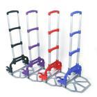 Adjustable Luggage Cart Folding Push Truck Hand Aluminium Trolley Bungee Cord