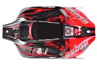 Team Corally C-00180-857-r Red Pre-cut Polycarbonate Body Fits Asuga Xlr