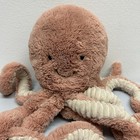 Jellycat Odell Octopus Plush Apricot Peach Stuffed 22 