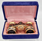 Vintage Binolux Opera Glasses 3x26 Coated Theater Binoculars W Box Case Japan