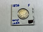 1876 Three Cent Nickel Key Date Very Fine Vf  061526 77ae