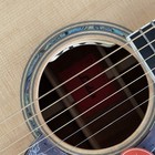 High Quality Flower bird Solid Spruce Top Acoustic Guitar Koa Back side B1g Eq