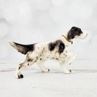 Vintage Japan Spaniel Champion Setter  8214 Dog Standing 6  Ceramic Figurine  2