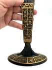 Jewish Candlesticks For Sabbath Israel Vtg Judaica Brass W Enamel  Reuven Dayagi
