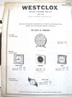 Westclox Sheaf Of Parts Lists   Repair Notes - Car Clocks - Electric   Spring