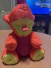 Vintage Fisher Price Baby Dino Roar Triceratops Dinosaur Puffalump Plush Squeaky