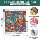 Zythron House Diamond Art  Art Kits For Adults 5x5x0 5  Houses 