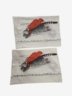 Vintage B Kliban Super Cat Queen Pillow Cases  2  Burlington Caress W30 X H20