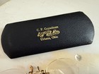 Antique Gold Filled Pince Nez Eyeglasses  Defiance W  Original Urbana Oh Case