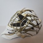 Bauer Profile 1400 Goalie Mask Gold Cage White Senior 2009 Display Ice Hockey