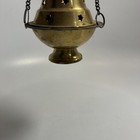 Vintage Brass Charcoal Holder Hanging Censer Incense Burner Home Fragrance 5   