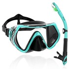  Professional Snorkeling Snorkel Diving Scuba Package Set With Anti-fog Coated 