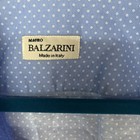 Classic Luxury Italian Made Blue Micro Dot Dress Shirt Mens 16 5 42 31