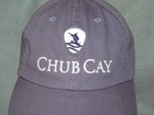 Chub Cay Club Fishing Resort Marina Bahamas Gray Classic Cut Sport Cap Ball Hat