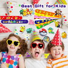 98 Pcs Pokemon Theme Slap Bracelet   Sticker Set Party Favors Birthday Supplies