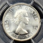 Toned Silver 1963 Canada 10 Cents Dime   Pcgs Ms65 Gem Bu