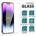 Wholesale 100x Iphone 17 16 15 Pro Max 14 13 12 Tempered Glass Screen Protector