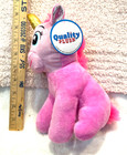 New Pink Unicorn Plush Toy With Gold Horn     Soft Stuffed Animal Gift 10 