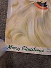 Vintage Walgreen Drug Store Santa Claus Poster Christmas 22 5 X 17 5 Inches