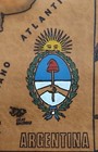 Cowhide Leather Wall Hanging Decor Tapestry Argentina Map 2001