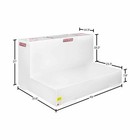 Weatherguard 362-3-02 Transfer Tank  L-shape  110 Gallon - Steel  White Finish